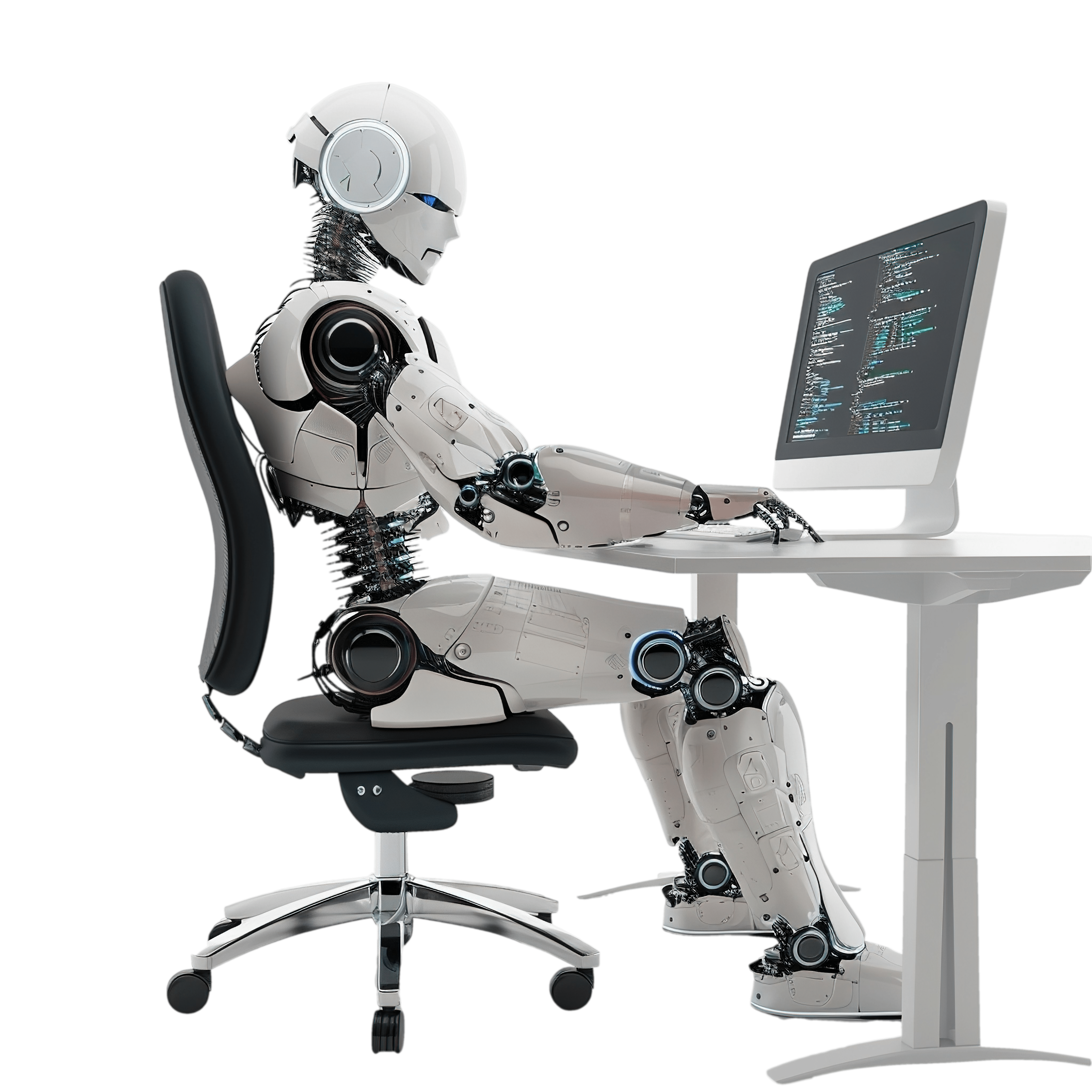 Robot automatizando tareas